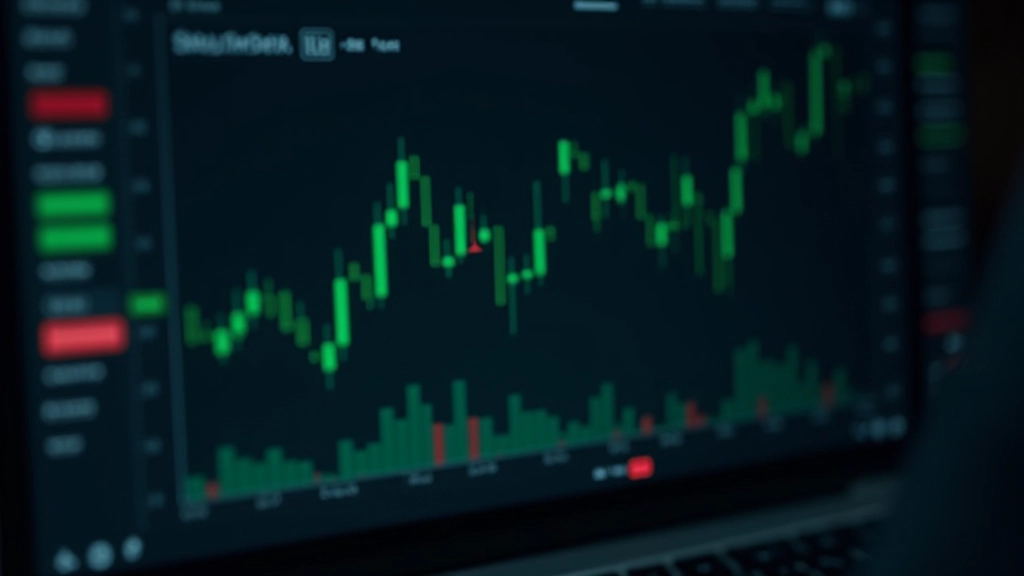 Dashboard finanziaria con grafici di prezzo aggiornati in tempo reale, indicatori tecnici, e feed di notizie