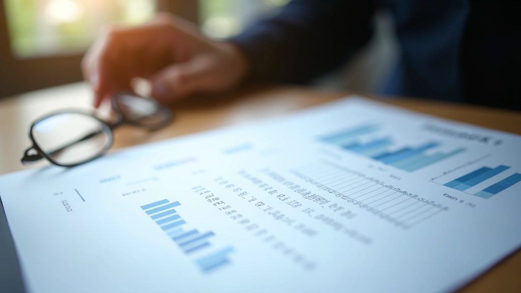 Foglio di calcolo con dati finanziari e valori numerici colorati
